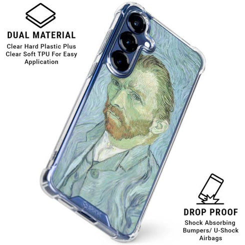 Van Gogh Self-portrait by Van Gogh Galaxy S25 Clear Case